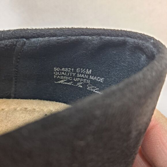 Bella Vita Virginia II Mary Jane Flats Women's Size 6.5M Faux Suede Black - Picture 8 of 9